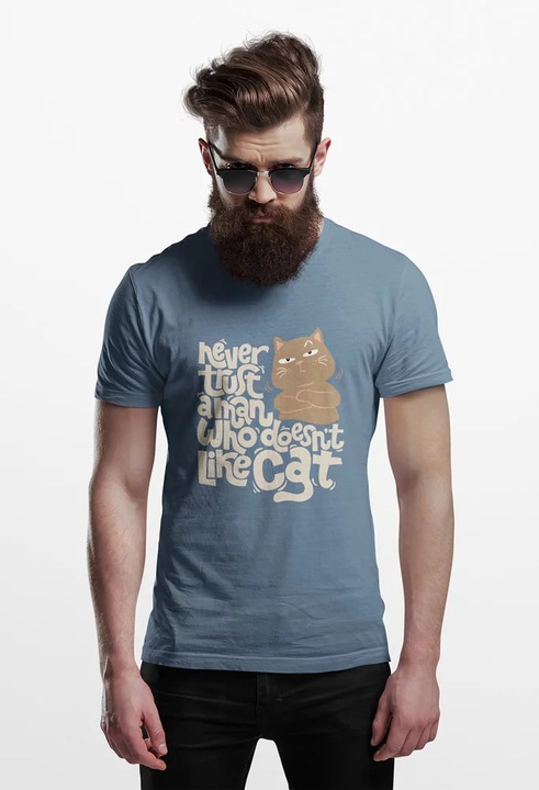 EB00015 Cat, Indigókék