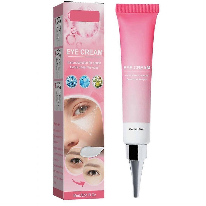 WOW-IT arckrém, szem alatti táskák csökkentésére, hidratálásra, 15ml