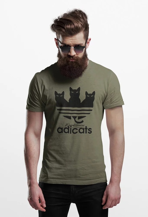 D&B 150 Tricou Unisex EB00016 Adicats, Kaki pal