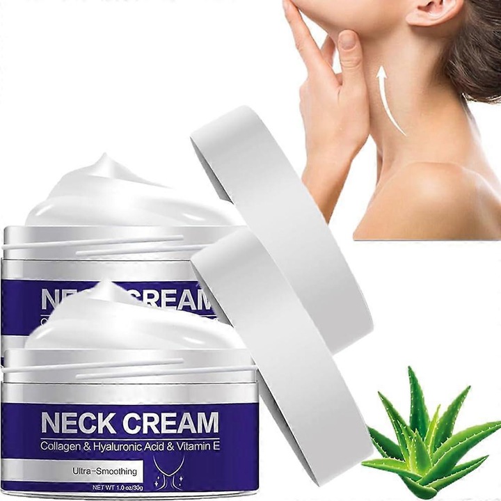 Feszesítő nyakkrém, 30g, mélyhidratáló, könnyű textúrájú, 2 darabos szett