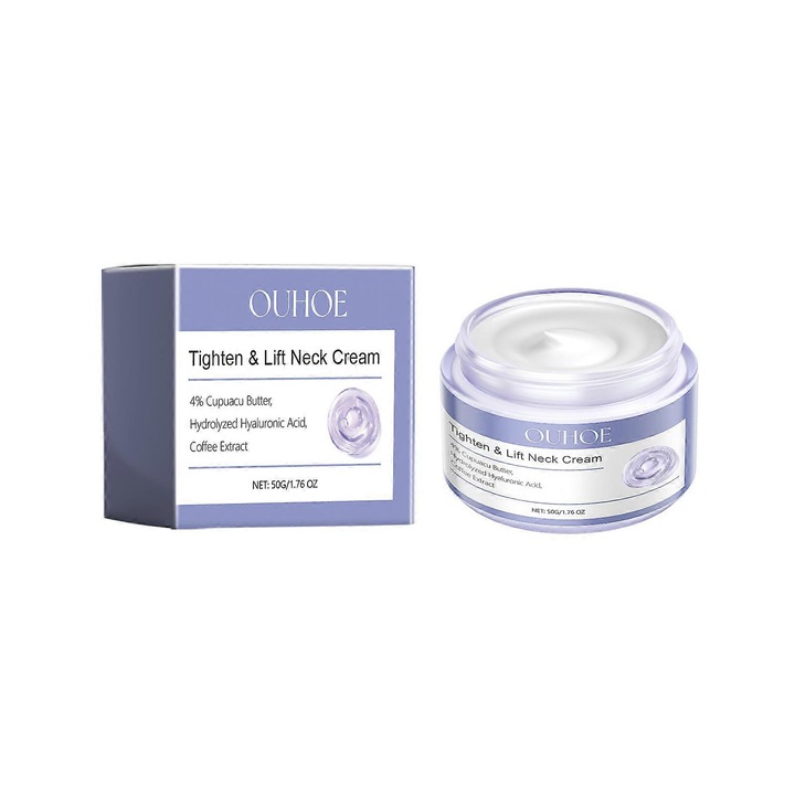 Crema ferma pentru gat si decolteu, 3 piese, efect de intinerire, ton uniform, reducere riduri