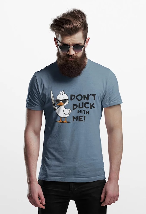 Unisex polo D&B 150 EB00019, Indigókék