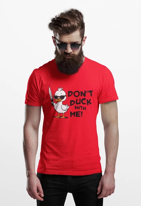 Unisex polo D&B 150 EB00019 Duck Melange Narancs, Piros