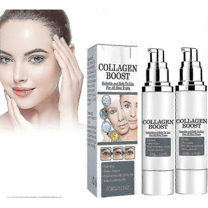 Serum anti-imbatranire Eelhoe Collagen Boost, set 2x30ml, hidratare, reparare
