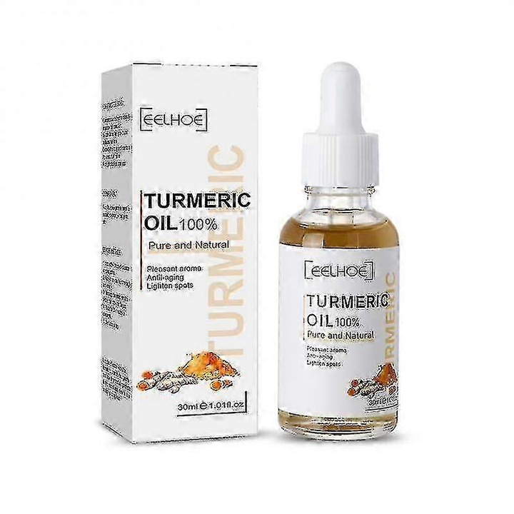 Ser anti-imbatranire cu ulei de turmeric 30ml, hidratant, reduce petele