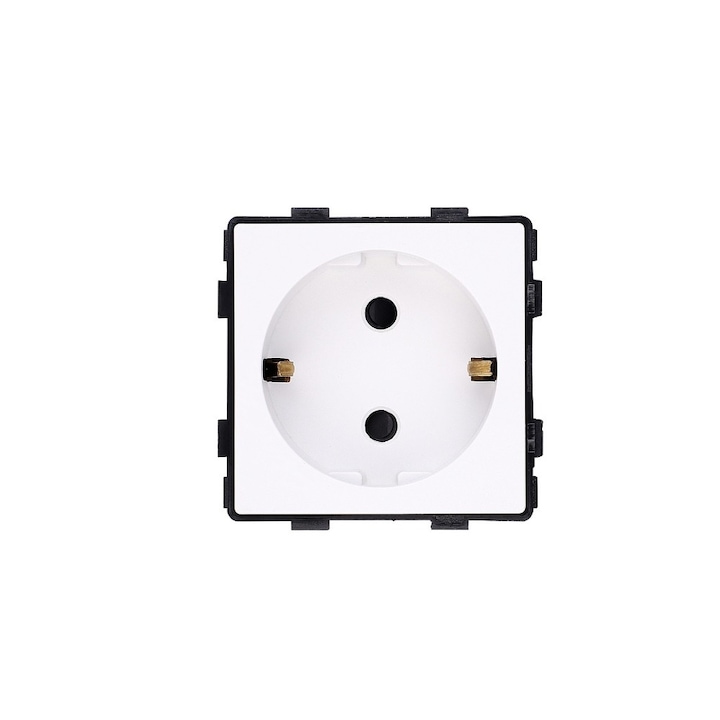 Priza inteligenta, WiFi, incorporabila,16A, alb,47x47x30mm, pentru Smart Life APP, Intrerupatoare si prize de perete in stil european, german si francez