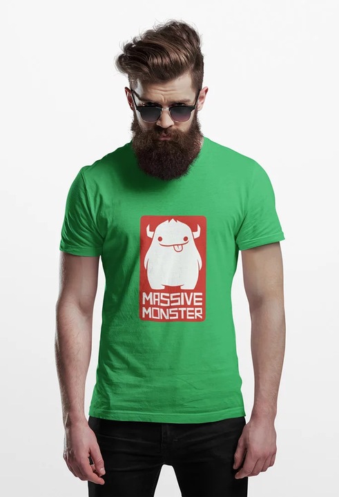 unisex D&B, 150 EB00024 Monster, Zöld