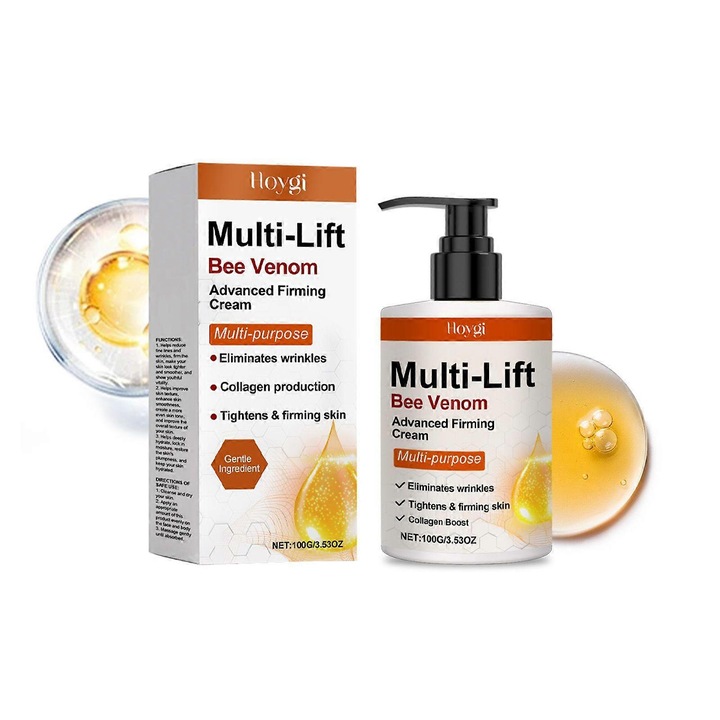 Ránctalanító és feszesítő arckrém, 3 darabos készlet