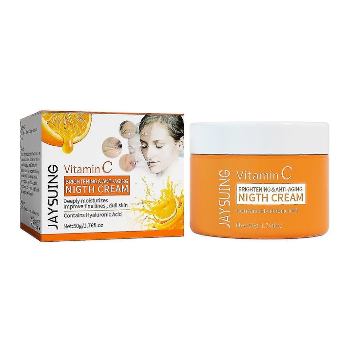 Crema de fata hidratanta, 50ml, cu acid hialuronic, pentru toate tipurile de ten