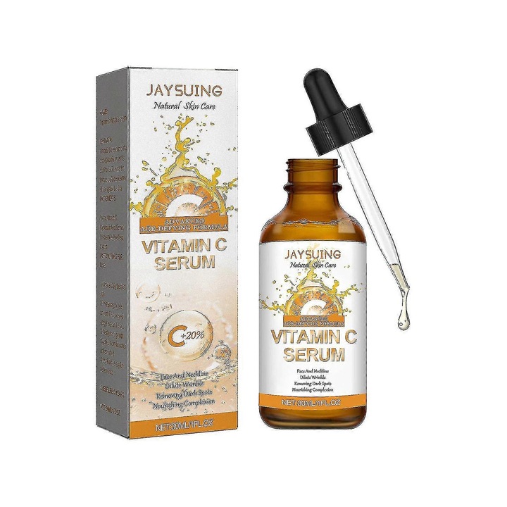 Ser anti-imbatranire cu vitamina C, 30ml, hidratant, uniformizant, pentru toate tipurile de ten