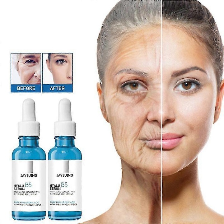 Серум против бръчки B5, 30мл, с хиалуронова киселина, витамин B5, комплект 2 броя, JAYSUING