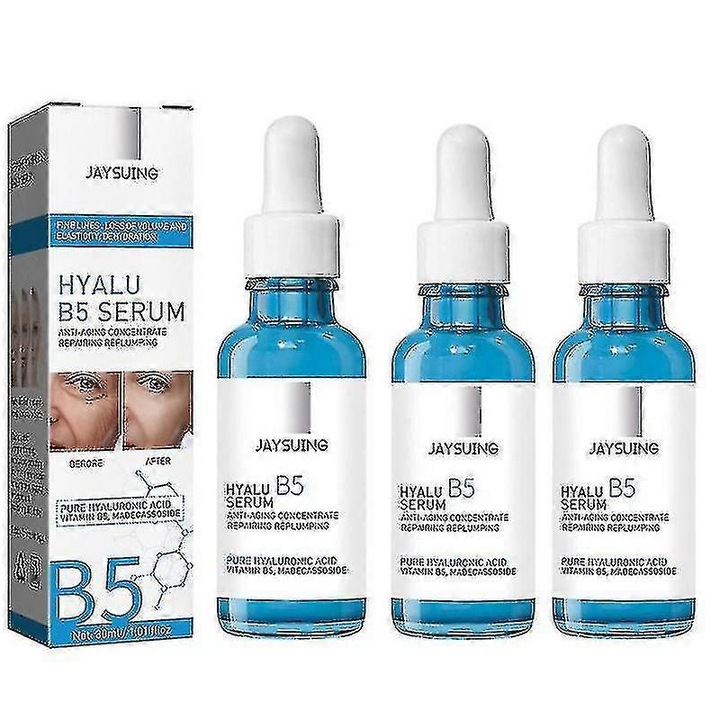 Serum anti-rid B5, 30ml, cu acid hialuronic, hidratant, set de 3 bucati Jaysuing