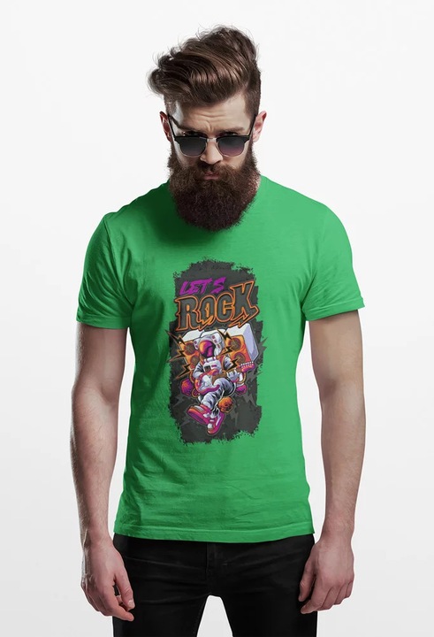 Unisex polo D&B 150 EB00034 Rock - Meret, Zöld