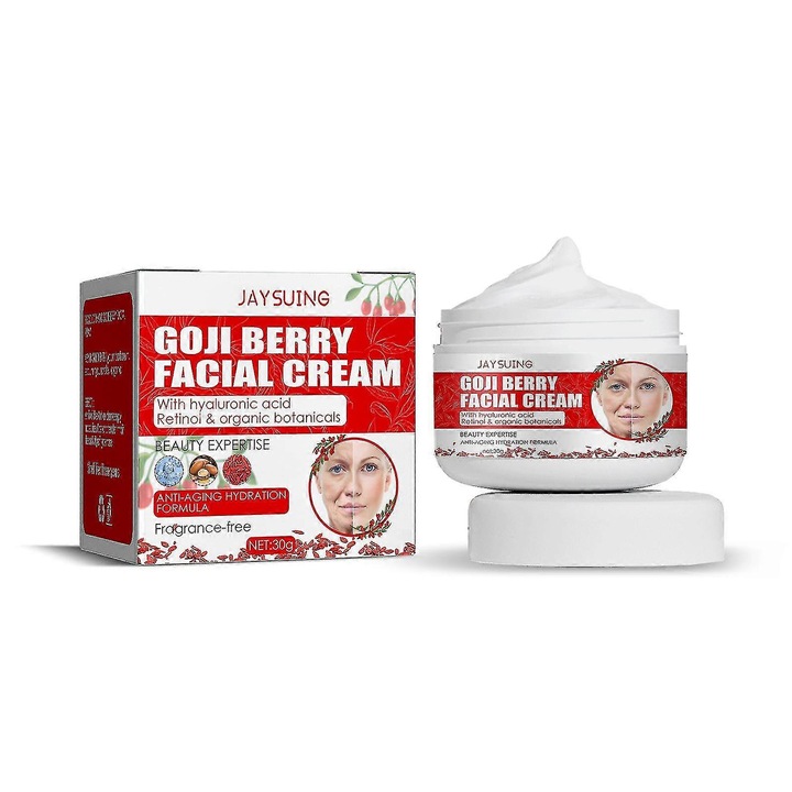 Gojis arckrém, Jaysuing, ránctalanító, hidratáló, kontúrozó, 30g