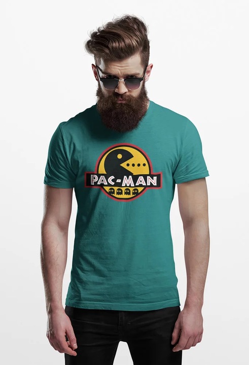 D&B 150 Unisex PacMan polo, Melange kék