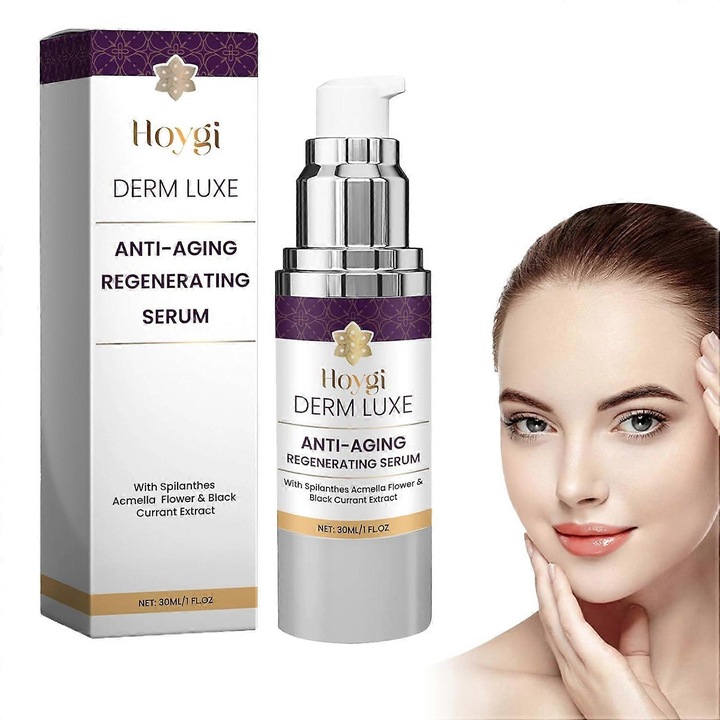 Serum anti-imbatranire, formula cu peptide, pentru reducerea ridurilor fine, hidratare, 2024