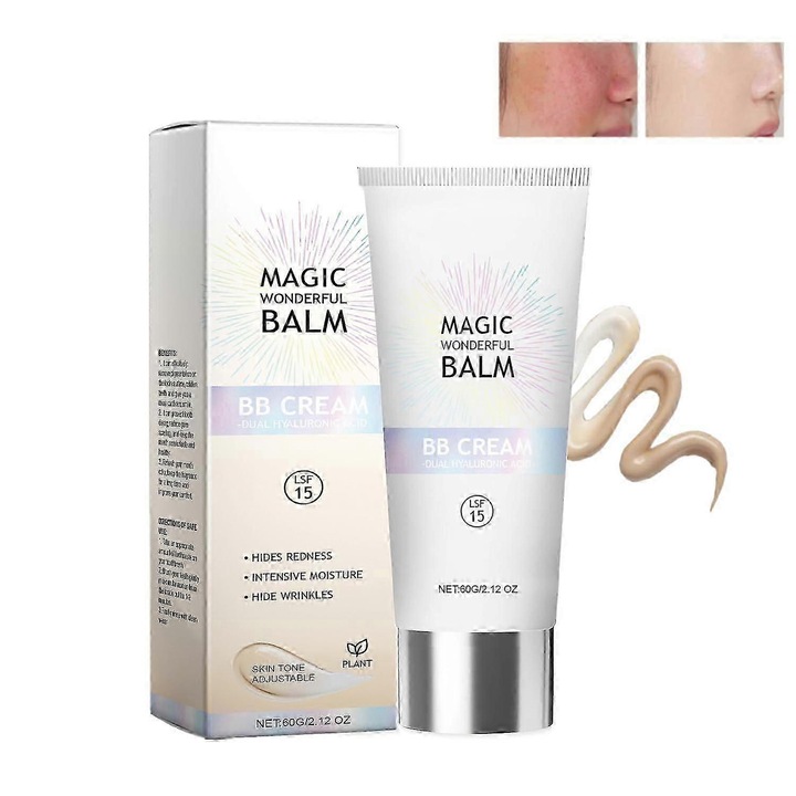 Mattító BB krém SPF 15-tel, Öregedésgátló, Hidratáló