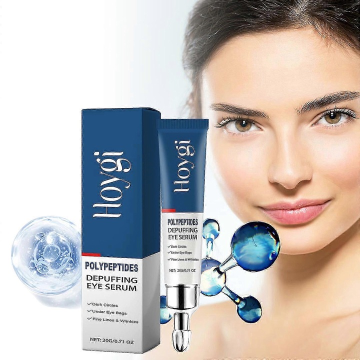 Polipeptid szemkörnyékápoló krém, 20g, ránctalanító, hidratáló, 1 db-os készlet HOYGI