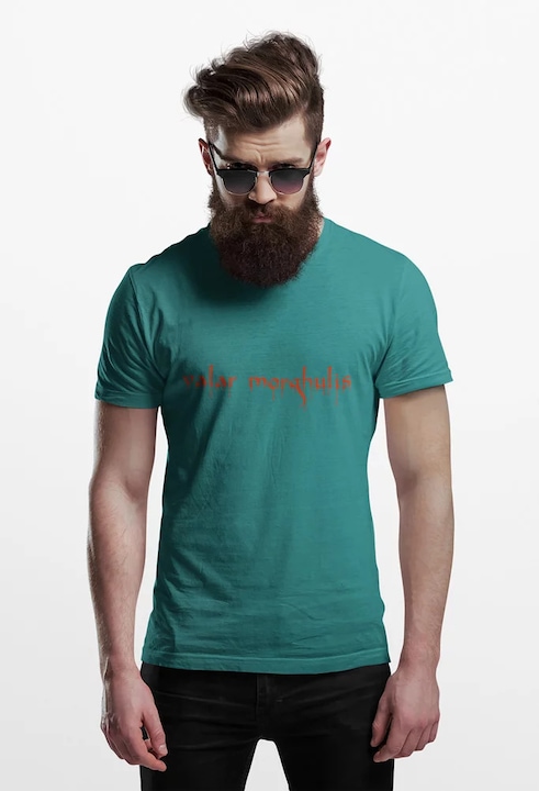 D&B 150 Unisex Póló MO00086 Valar Morghulis Melange kék-Méret 2XL