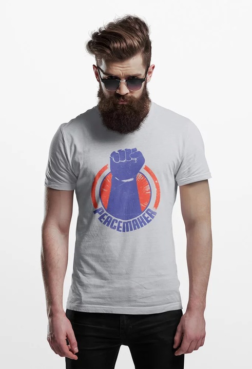 D&B 150 MO00087 Peacemaker unisex polo vilagosszurke - meret, Világosszürke