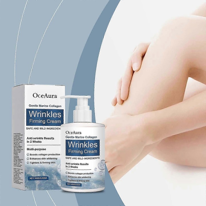 Kollagénes arckrém, 3 darab, javítja a bőr textúráját, nem zsíros, OceAura