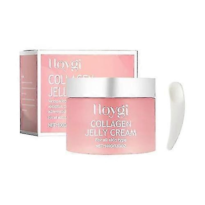 Kollagénes arckrém, 100g, öregedésgátló ápolás, könnyű textúrájú, minden bőrtípusra alkalmas