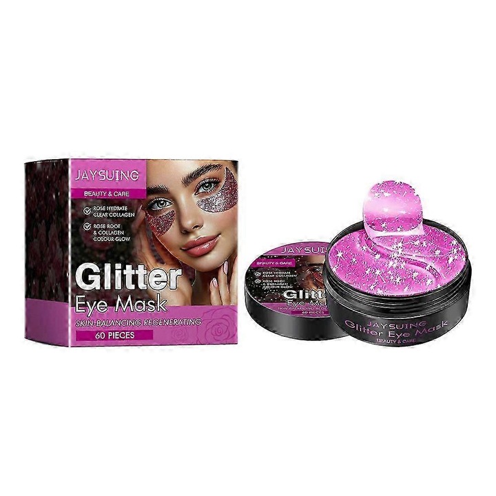 Маска за очи, 60 бр., грижа против бръчки, хидратираща, 7.7x3.7 см