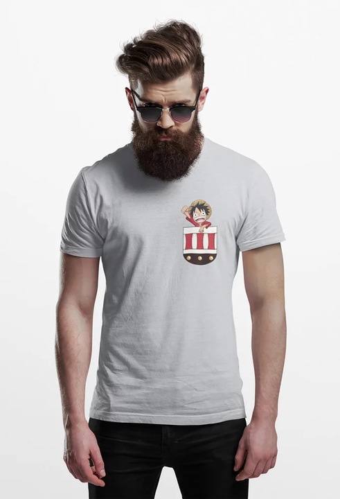 MO00088 One Piece, Világosszürke