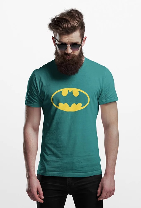 D&B 150 MO00089 Batman unisex polo - Meret, Melange kék