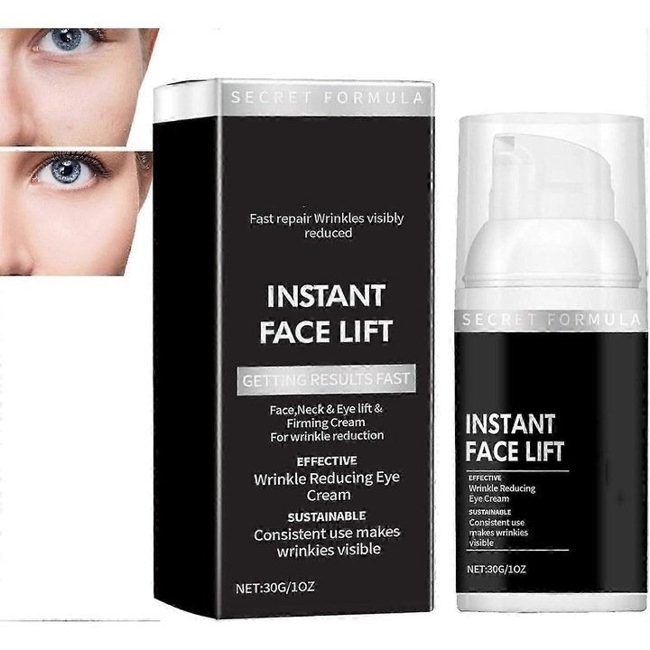 Crema de ochi hidratanta, anti-imbatranire, pentru umflaturi si riduri