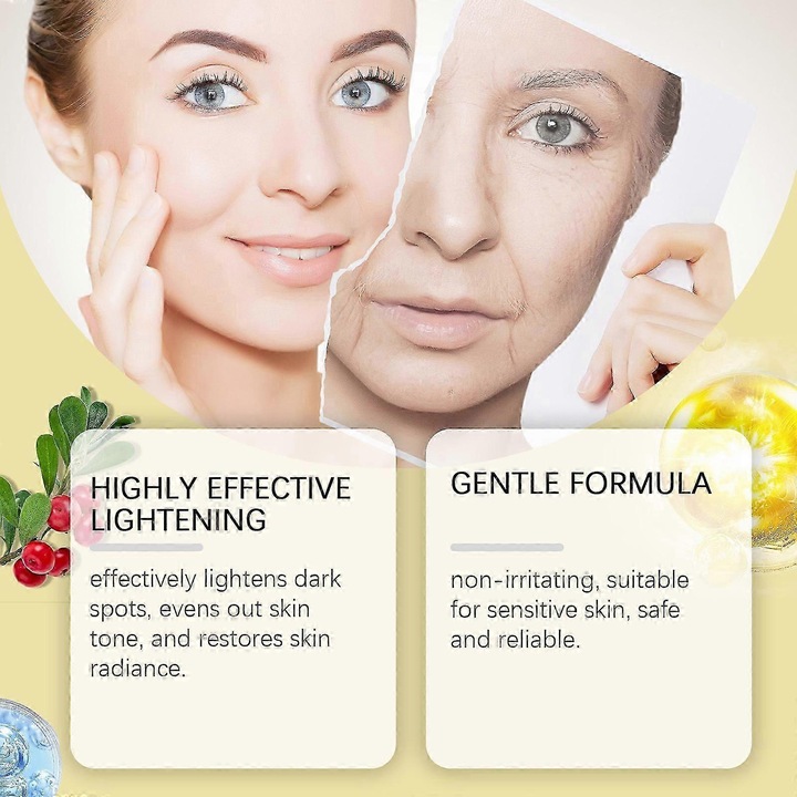 Serum fermitate si lifting, tratamente pentru ten, 2PCS, imbunatateste textura pielii, reduce petele pigmentare