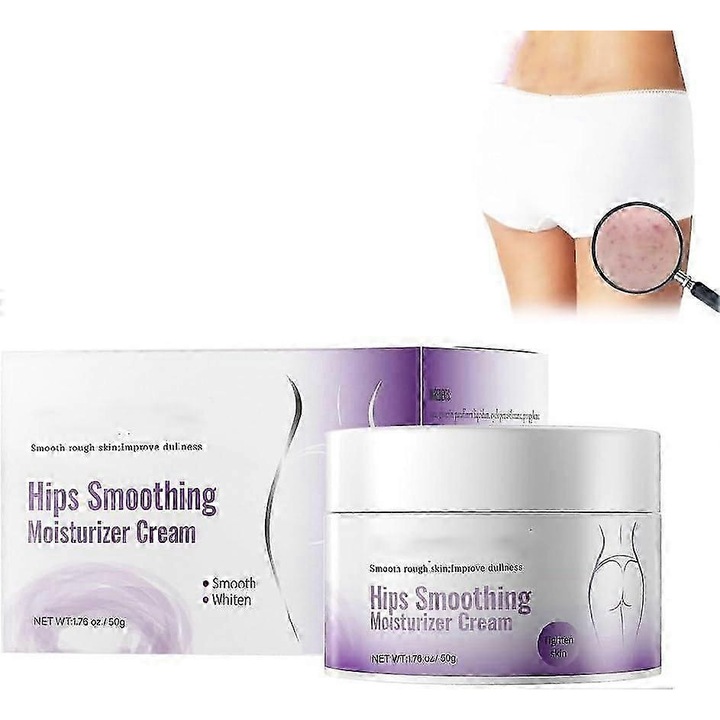 Pattanás- és fehérítő krém fenékre, hidratáló és feszesítő