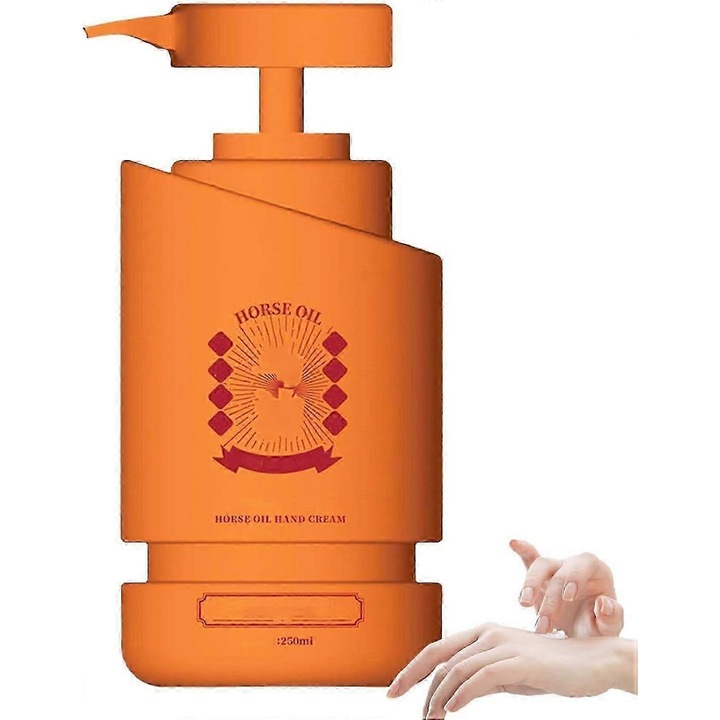 Hidratáló kézkrém lóolajjal, 250ml, 2 darabos készlet, nem zsíros, minden bőrtípusra