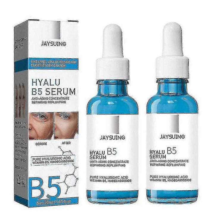 Ser anti-rid B5, 30ml, cu acid hialuronic, hidratant, set 2 bucati
