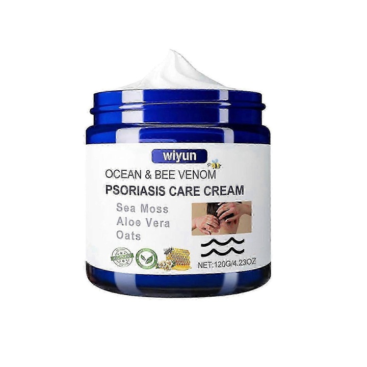 Crema pentru psoriazis cu venin de albine, wiyun, set 3 bucati, usor de transportat, aplicare usoara