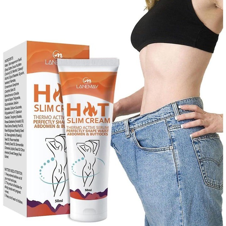 Karcsúsító krém, bőrfeszesítő, alakformáló hatású, 200ml