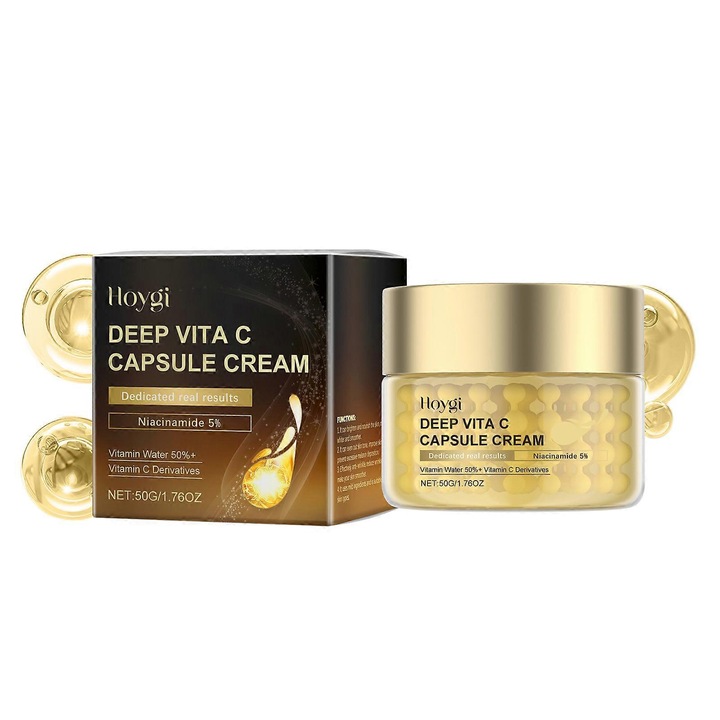 Deep Vita C arckrém, 2 darabos szett, hidratáló, C-vitaminnal, ragyogó arcbőrért