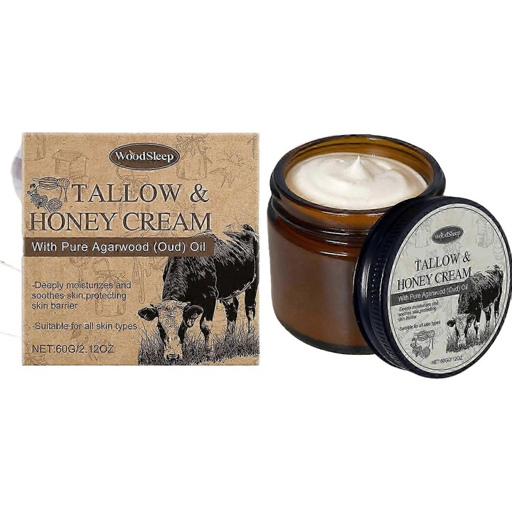 Hidratáló krém mézzel, 60g, 3 darabos szett, érzékeny bőrre, regenerálás és hidratálás