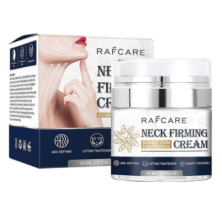 Öregedésgátló nyakfeszesítő krém niacinsavval, kollagénnel és hialuronsavval