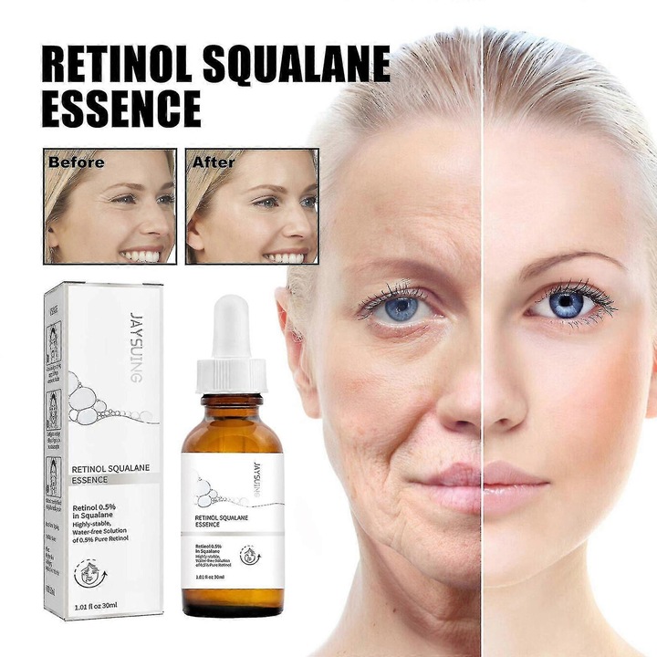 Serum Retinol, anti-imbatranire, reduce petele si ridurile, hidratare, Jaysuing