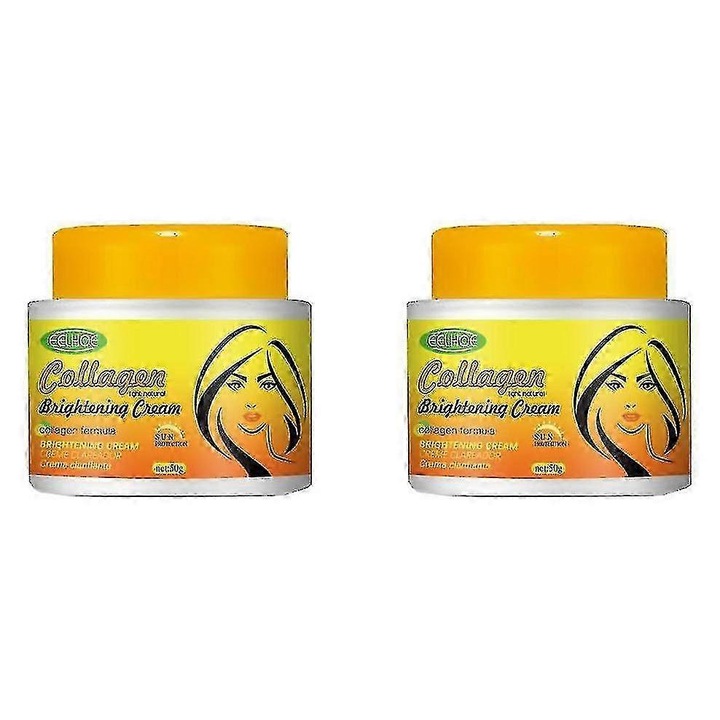 Крем за лице, 2 броя, подобрява еластичността, намалява бръчките, EELHOE