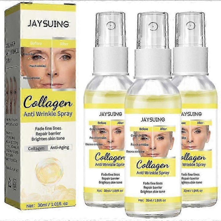 Spray antirid cu colagen Jaysuing, hidrateaza si lumineaza pielea, tonifica si diminueaza liniile fine, kit de ingrijire a pielii anti-imbatranire cu melanina -5028133837015