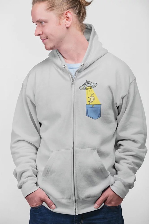 ZIPPO00001 Extraterestru, Gri deschis