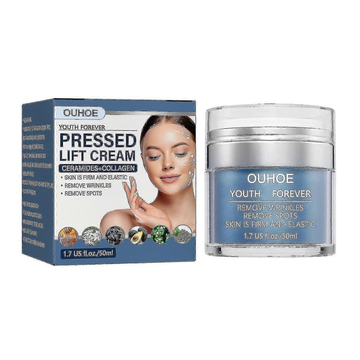 Ouhoe arckrém kollagénnel, öregedésgátló hatású, sima, 50ml