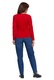 Bluza dama, Moraj, maneca lunga, rosu