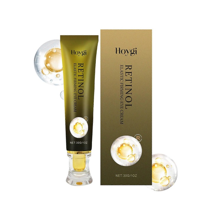 Комплект от 2 крема за очи Hoygi, с ретинол, против бръчки, с хиалуронова киселина