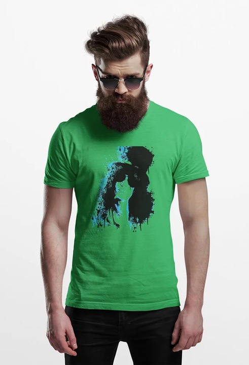 Unisex polo D&B 150 ZN00008 Slash Zöld - Meret, Zöld