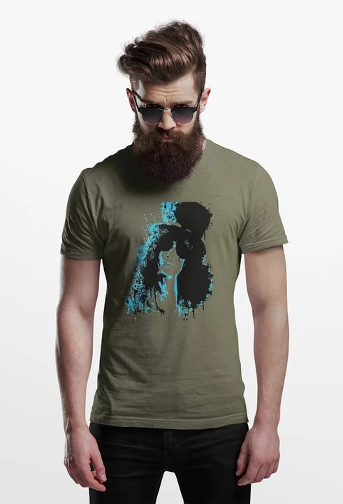 Unisex polo D&B 150 ZN00008 Slash Katonai zold - Meret, Halvány khaki