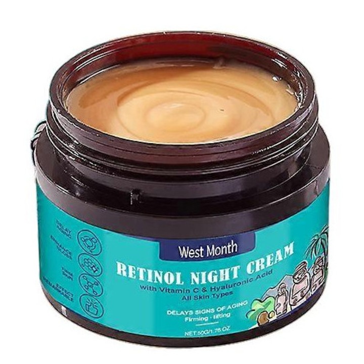 Éjszakai krém retinollal, West&Month, 3 db