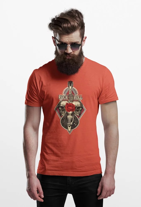 Unisex polo D&B 150 ZN00014, Világos narancssárga